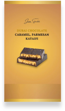 Шоколад Laviva Chocolate Dubai Chocolate Caramel Дубайский Карамель и катаифи 200 г (UA-0312) 1381014 фото