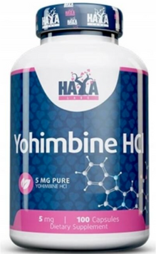 Бустер тестостерону Haya Labs Yohimbine HCL 5 mg 100 caps / 100 servings 1056748 фото