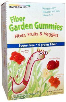 Rainbow Light Fiber Garden Gummies 30 pk box Харчові волокна для дітей 535484 фото