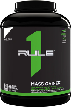 Гейнер Rule 1 Mass 2560 g / 8 послуг / Vanilla 1155923 фото