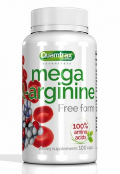 Амінокислота для спорту Quamtrax Mega L-Arginine 100 Capsules 721429 фото