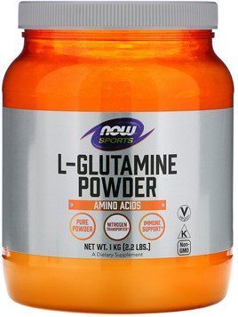 Амінокислота для спорту Now Foods L-Glutamine Sports Powder, 2.2 lbs (1 kg) 641124 фото