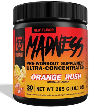 Предтренировочный комплекс Mutant Madness 225 g / 30 servings / orange rush 1301231 фото