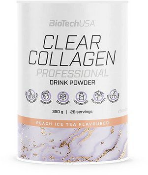 BiotechUSA Clear Collagen Professional 350 g / 28 servings / Peach ice tea 1105607 фото