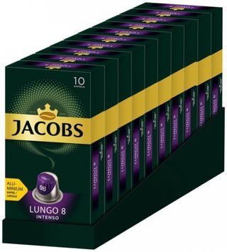 Кофе в капсулах Jаcobs Lungo Intenso шоубокс 100х5.2 г (8711000376102) 1381114 фото