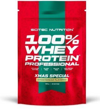 Протеин Scitec Nutrition 100% Whey Protein Professional / 500g / 16 servings / Gingerbread 990127 фото