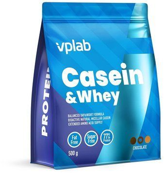 Протеїн VPLab Casein & Whey - 500g Chocolate 1456367 фото