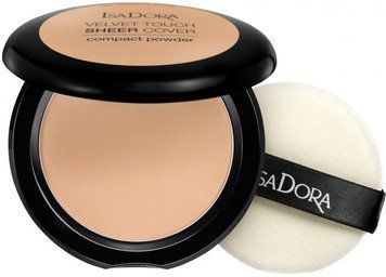 IsaDora Velvet Touch Sheer Compact Powder №44 Warm Sand Пудра компактна 10 g 869885 фото