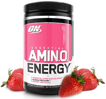 Амінокислота для спорту Optimum Nutrition Essential Amino Energy 270 g /30 servings/ Juicy Strawberry 584738 фото