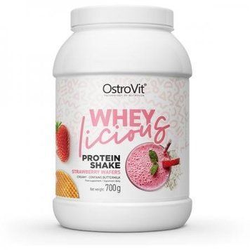 Протеин OstroVit WHEYlicious 700 g/23 servings/Strawberry Waffles 970793 фото
