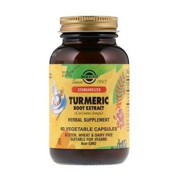 Solgar Turmeric Root Extract 60 Veg Caps Екстракт куркуми корінь 523576 фото