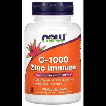Now Foods C-1000 Zinc Immune Витамин С и цинк для иммунитета 1000 мг/15 мг 90 вегетариан 1116330 фото