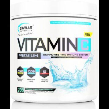 Genius Nutrition Vitamin C Powder 200 g Unflovered 1097899 фото