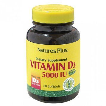 Natures Plus Vitamin D3 5000IU 60 caps 491948 фото