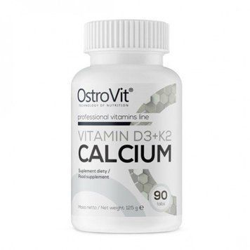 OstroVit Vitamin D3 + K2 Calcium 90tabs 392050 фото