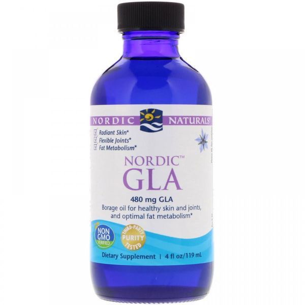 Nordic Naturals Nordic Gla 4 fl oz (119 ml) Масло огуречника 550741 фото